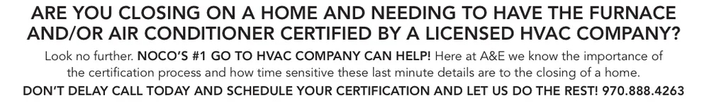 Slide of A&E Comfort Pros