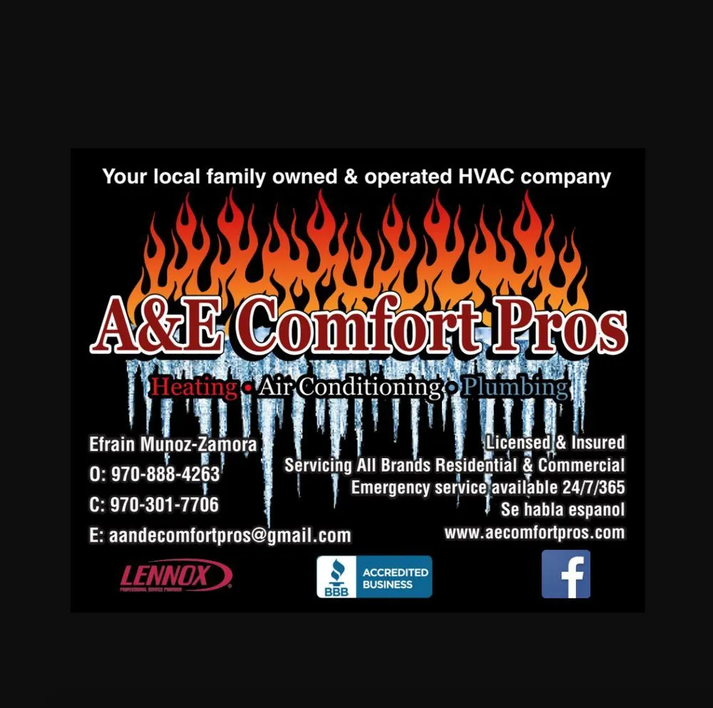 Slide of A&E Comfort Pros