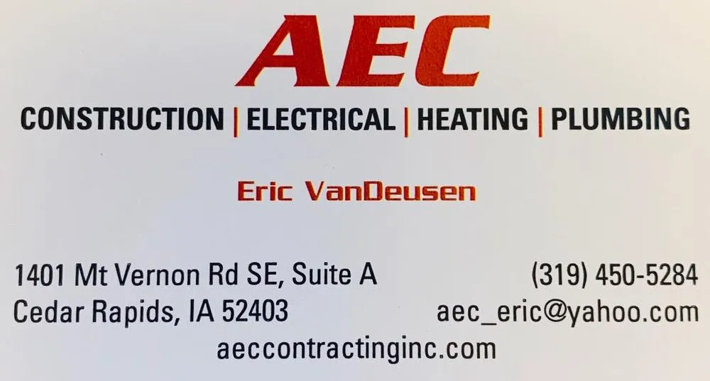 Slide of AEC Contracting