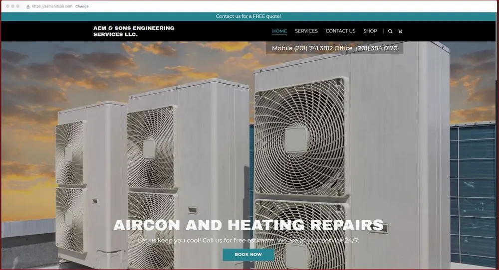 Slide of AEM And Sons Engineering Services