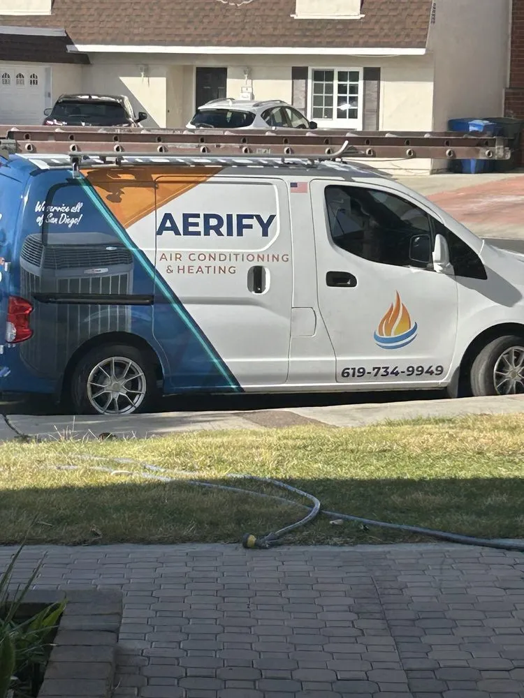 Slide of Aerify Heating and Air