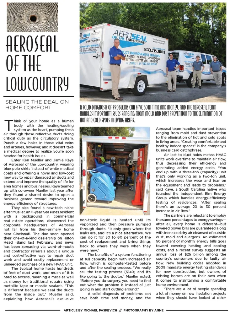 Slide of Aeroseal of the Lowcountry