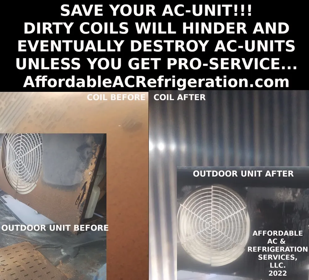 Slide of Affordable AC & Refrigeration Services
