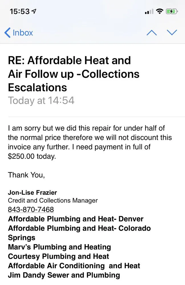 Slide of Affordable Air and Plumbing