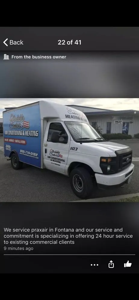 Slide of Affordable Comfort Air Conditioning & Heating