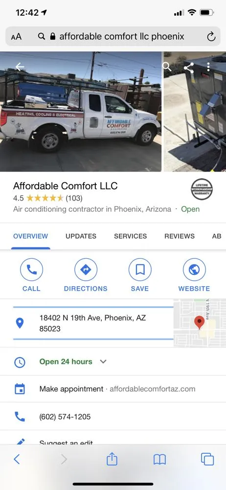 Slide of Affordable Comfort