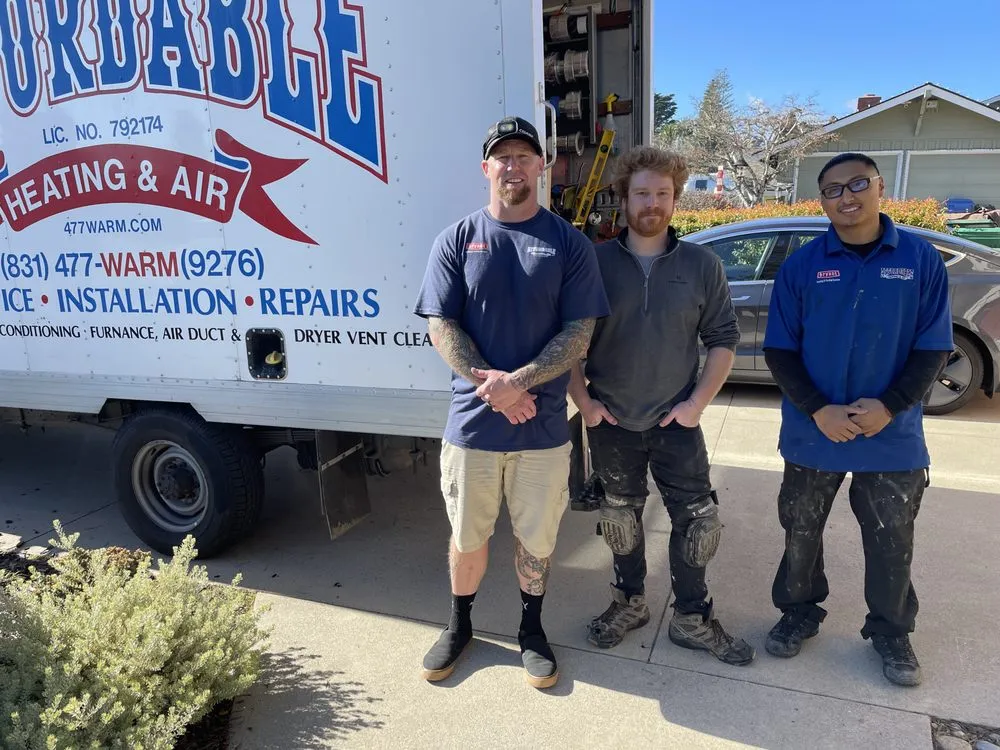 Slide of Affordable Heating and Cooling