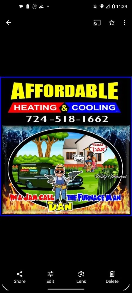Slide of Affordable Heating Cooling