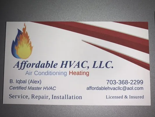 Affordable HVAC Logo