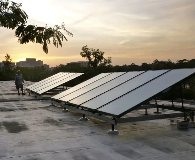 Slide of Affordable Solar Hot Water and Power