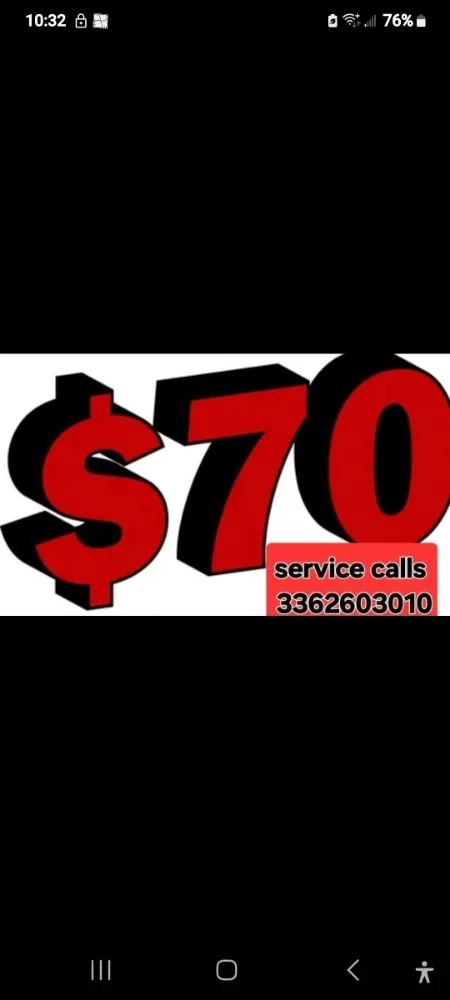 Slide of After Hours Heating and Air