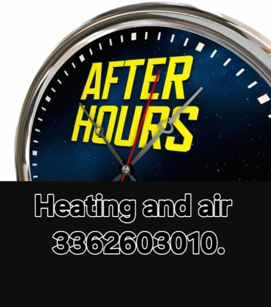 Slide of After Hours Heating and Air