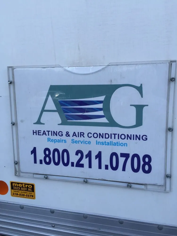 Slide of AG Heating and Air Conditioning