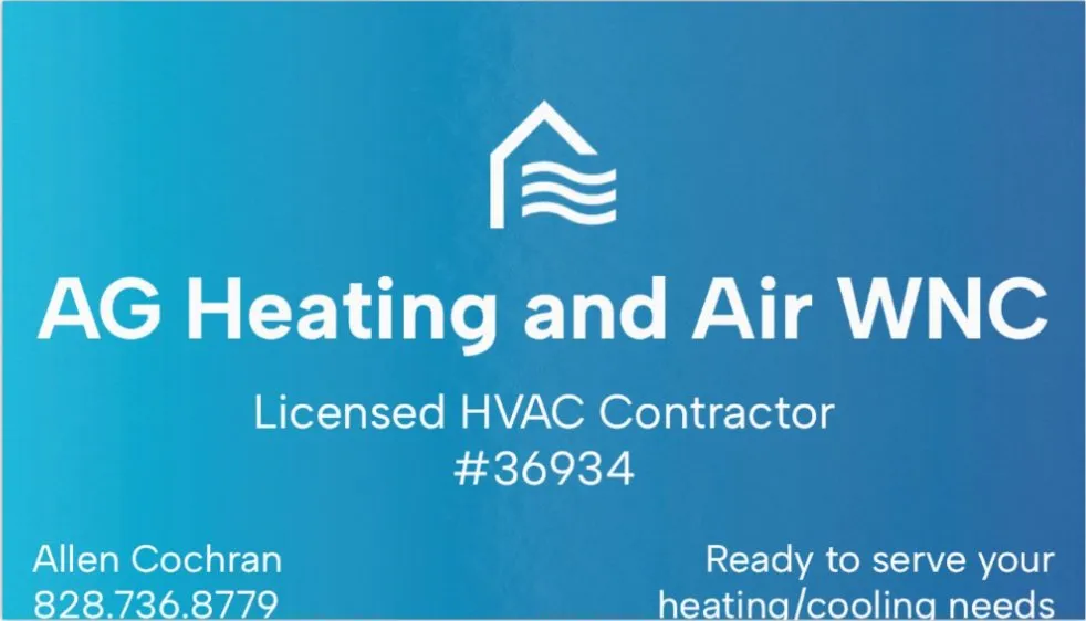 Slide of AG Heating and Air WNC