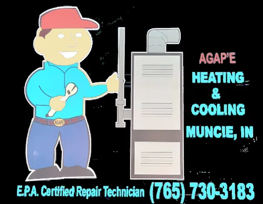 Agap'e Heating And Cooling Logo