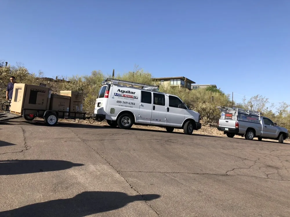 Slide of Aguilar A/C & Heating