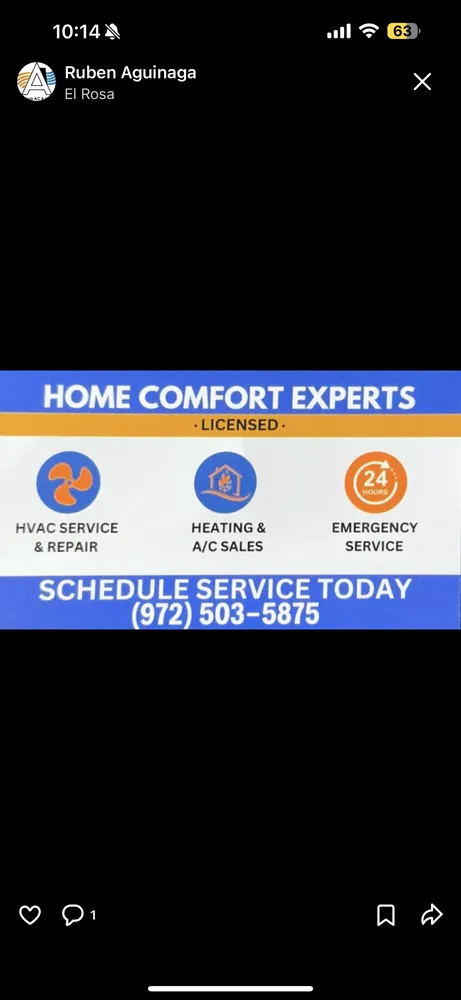 Slide of Aguinaga AC & Heating