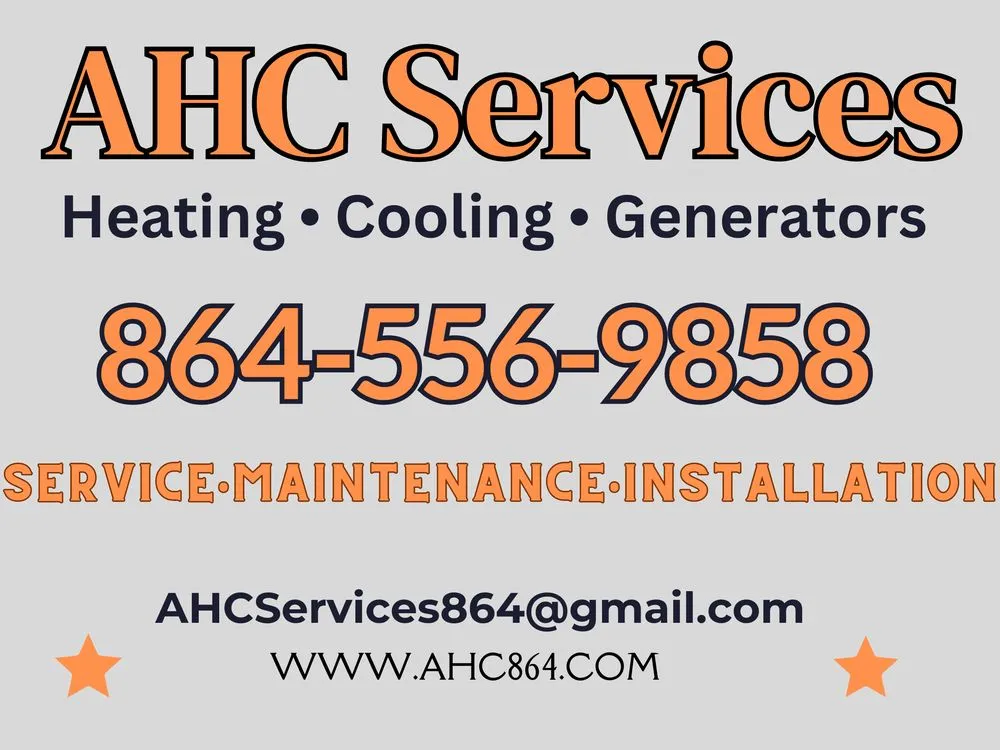 Slide of AHC Services