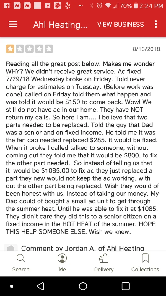 Slide of Ahl Heating and Air