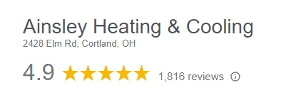Slide of Ainsley Heating & Cooling