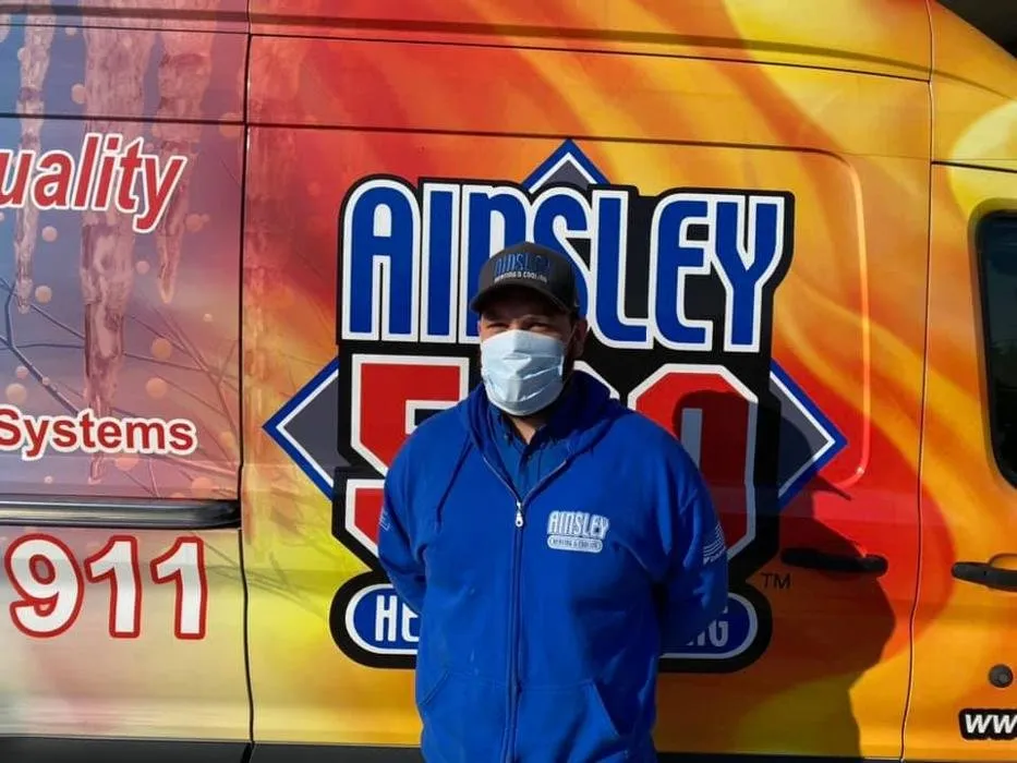 Slide of Ainsley Heating & Cooling