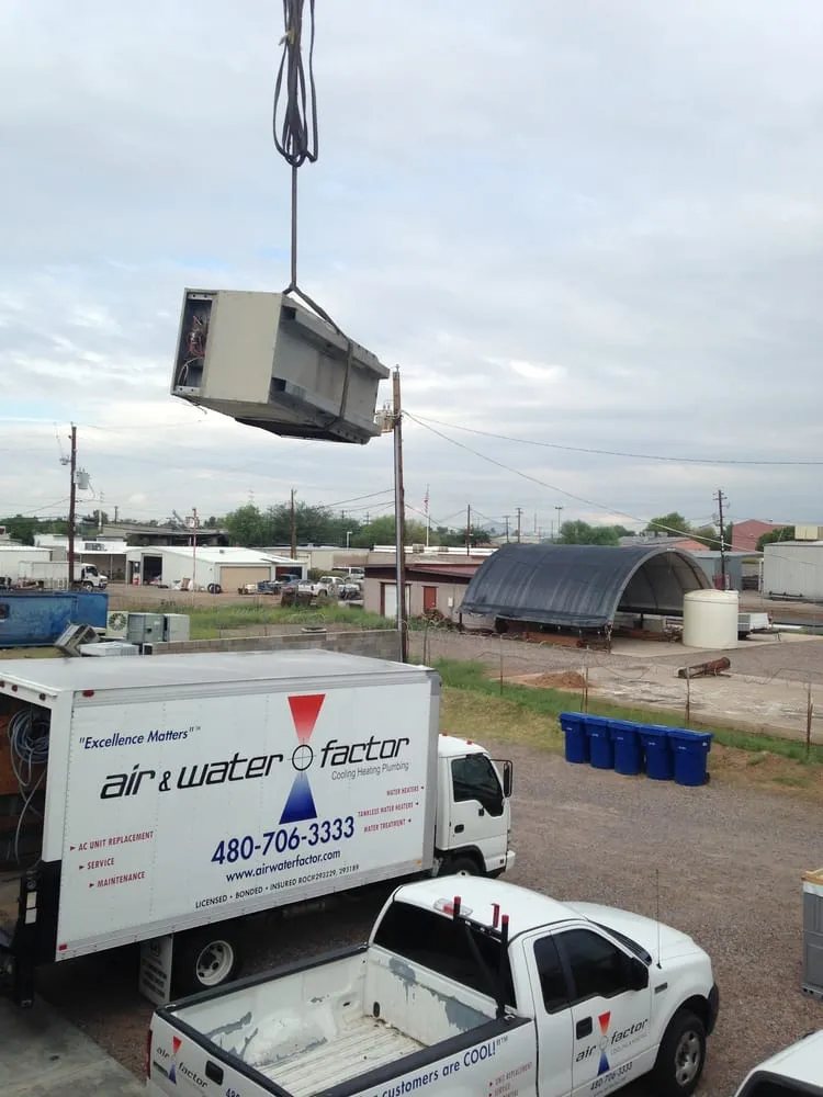 Slide of Air & Water Mechanical Services