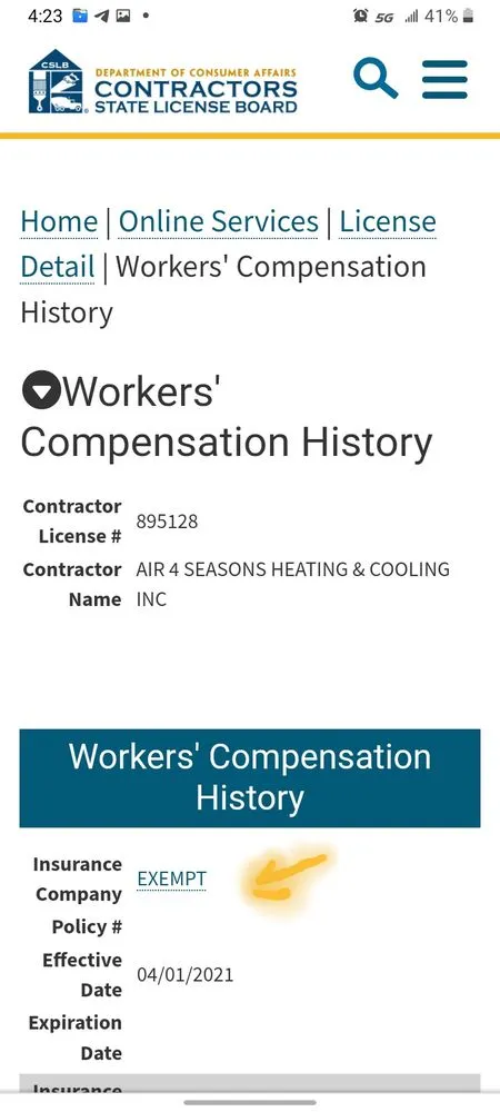 Slide of Air 4 Seasons Heating & Cooling