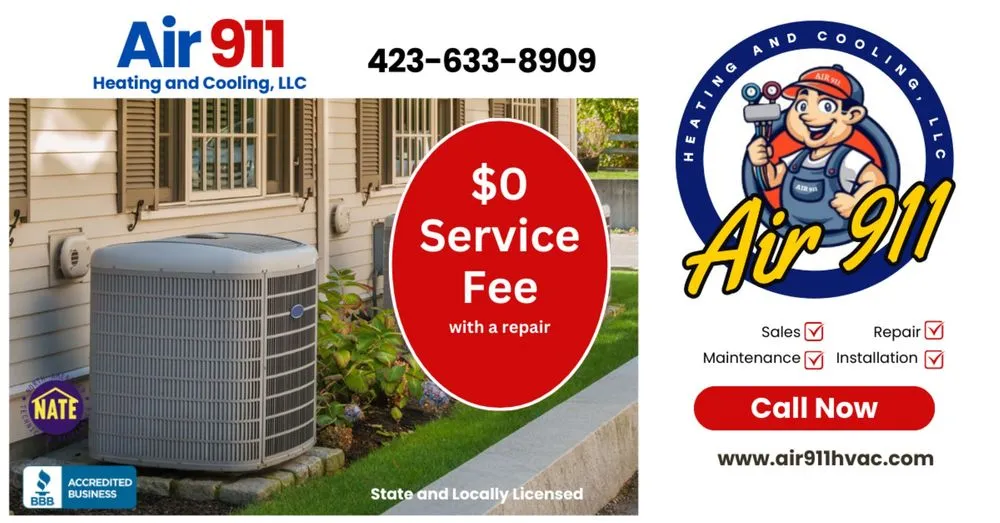 Slide of Air 911 Heating and Cooling