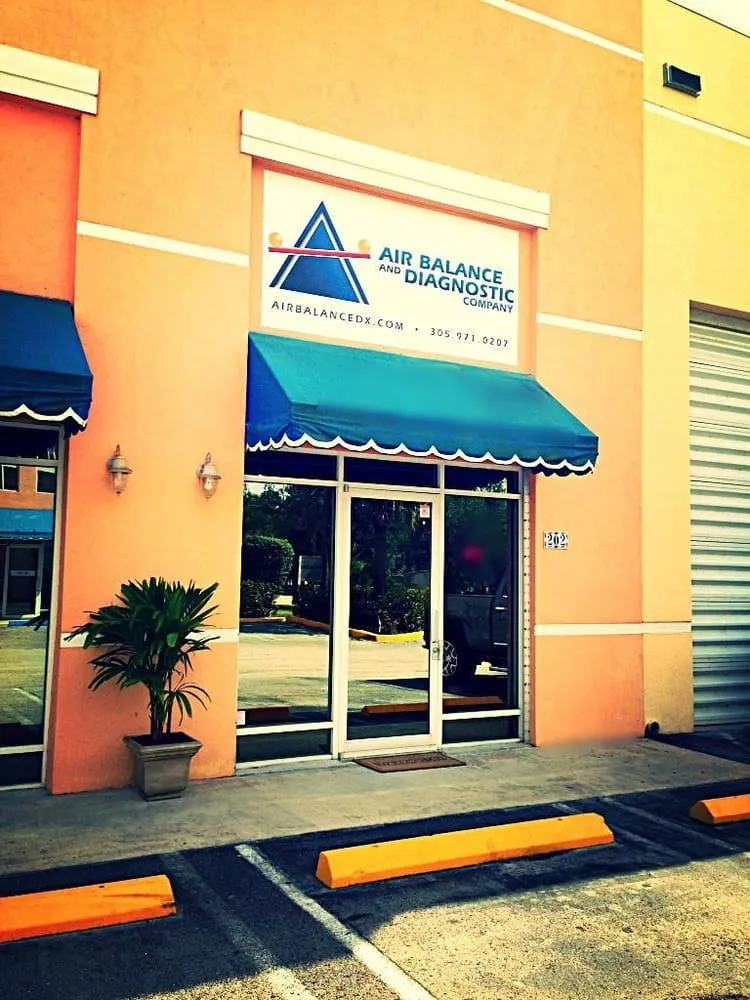 Slide of Air Balance and Diagnostic Company