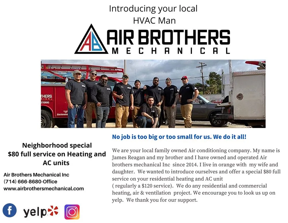 Slide of Air Brothers HVAC