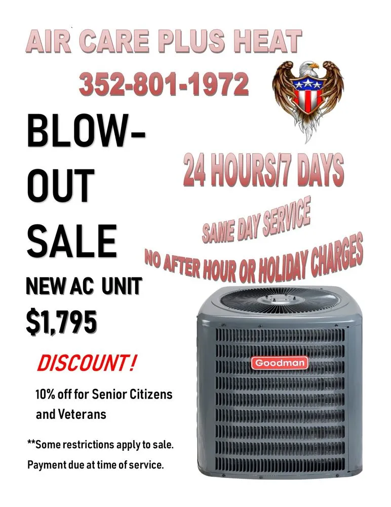 Slide of Air Care Plus Heat