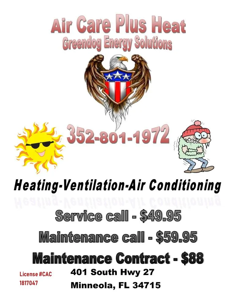 Slide of Air Care Plus Heat