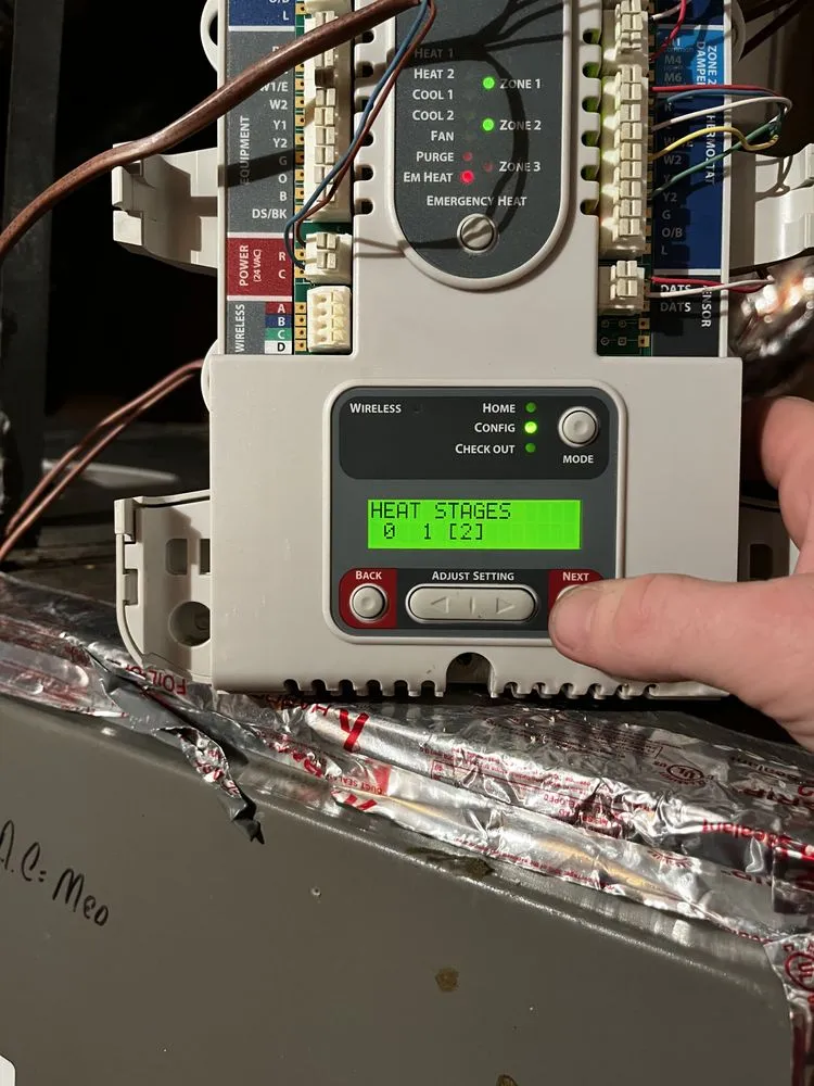 Slide of Air Central Service