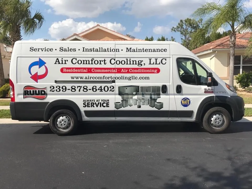 Slide of Air Comfort Cooling