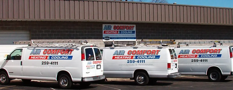 Slide of Air Comfort Heating and Cooling