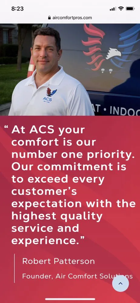 Slide of Air Comfort Solutions