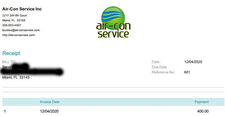 Slide of Air Con Services