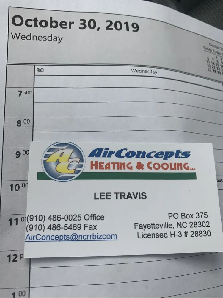Slide of Air Concepts Heating & Cooling
