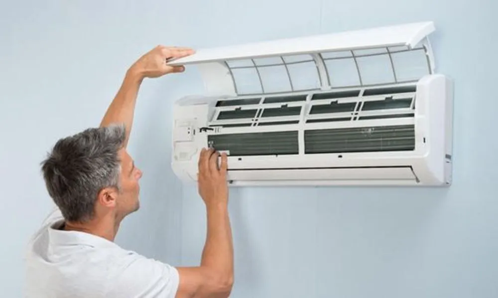 Slide of Air Conditioning Installation