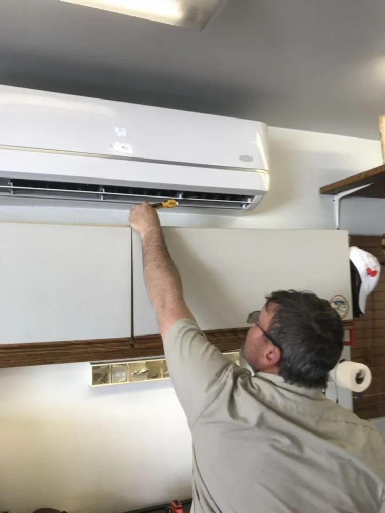 Slide of Air Conditioning Installation