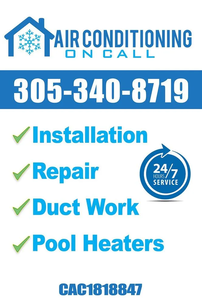 Slide of Air Conditioning On Call