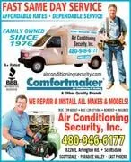 Slide of Air Conditioning Security