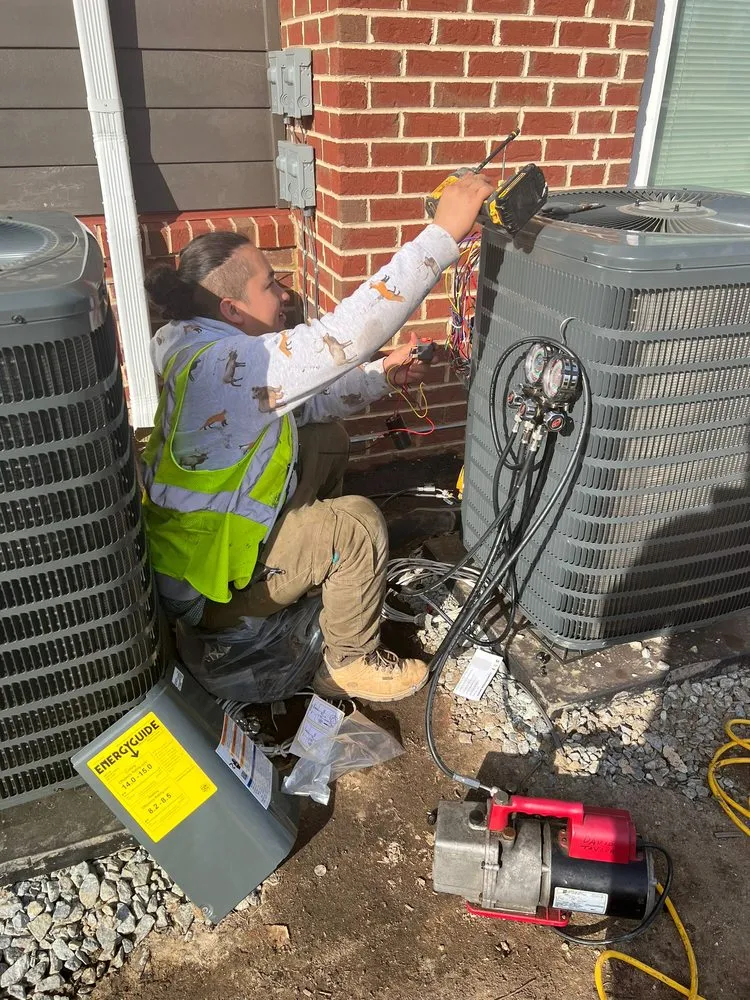 Slide of Air Conditioning Services Duct Heating