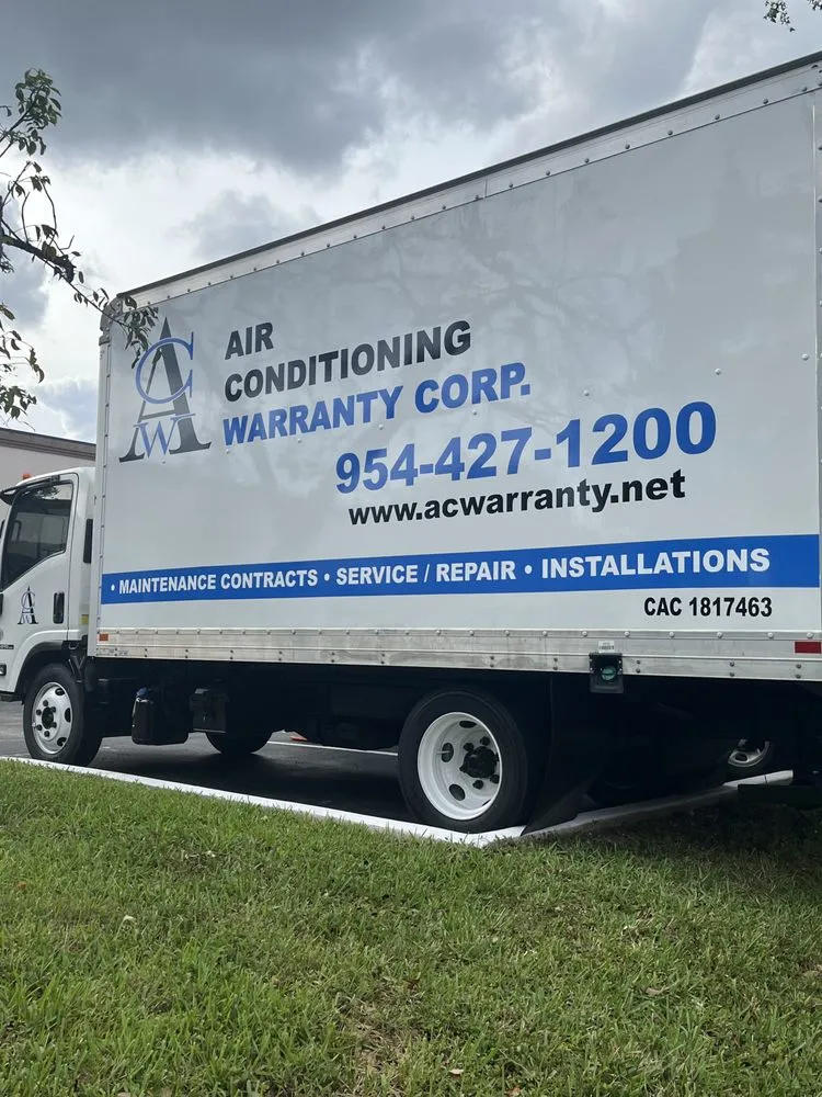 Slide of Air Conditioning Warranty