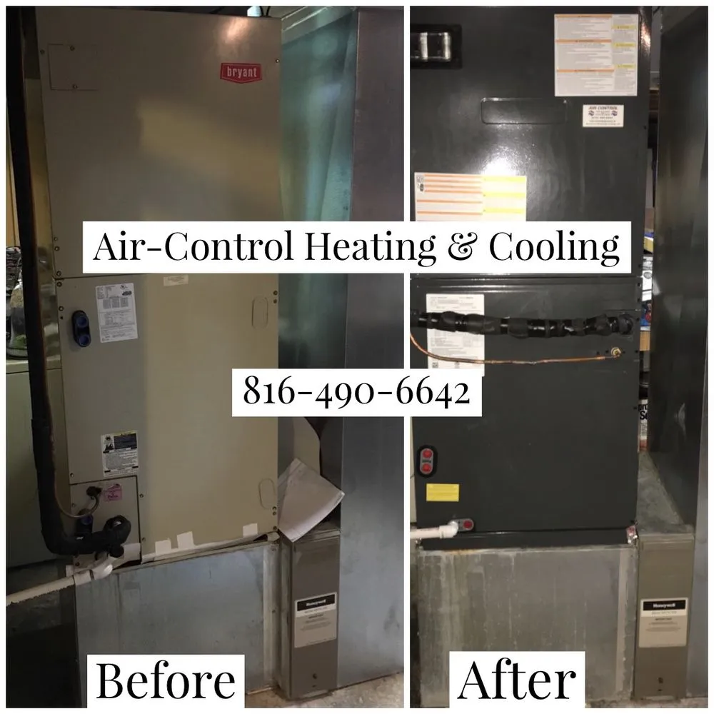 Slide of Air Control Heating and Cooling