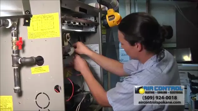 Slide of Air Control Heating and Electric