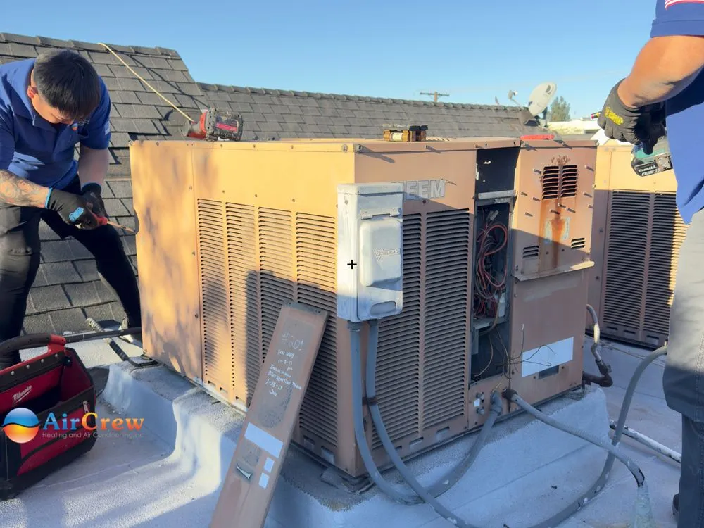 Slide of Air Crew Heating and Air Conditioning