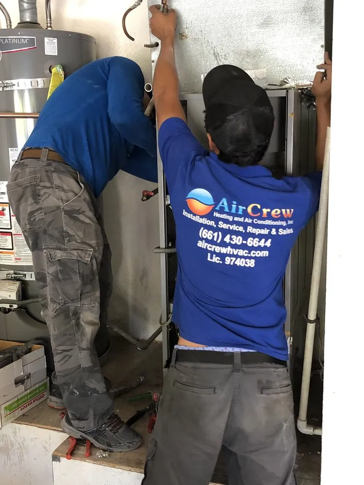 Slide of Air Crew Heating and Air Conditioning