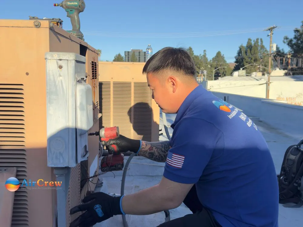 Slide of Air Crew Heating and Air Conditioning