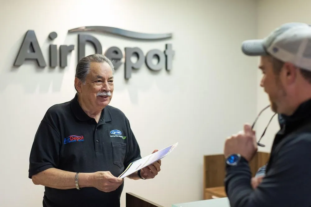 Slide of Air Depot Cooling & Heating